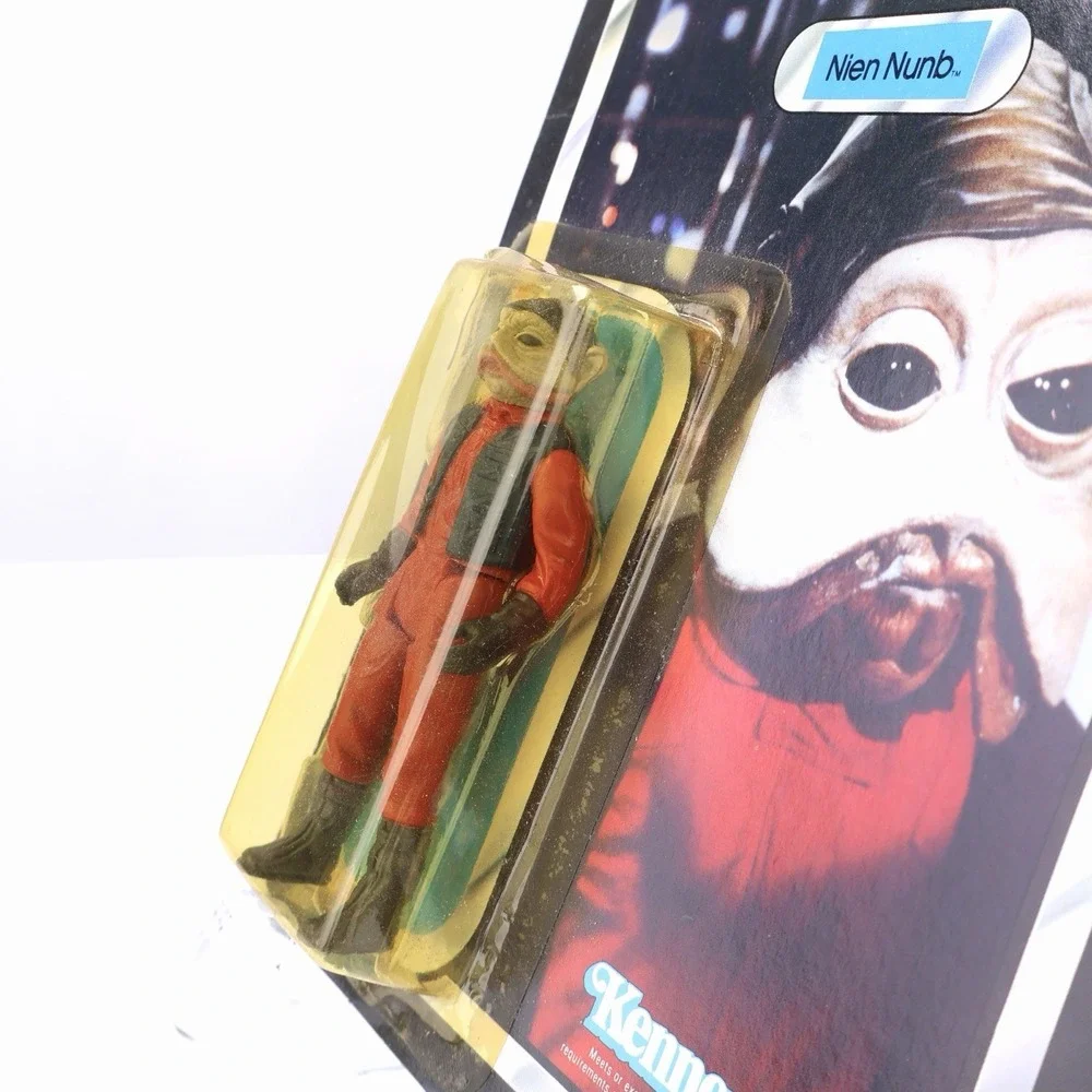 Vintage 1983 Kenner Star Wars ROTJ Nien Nunb 65 Back MOC Sealed Figure